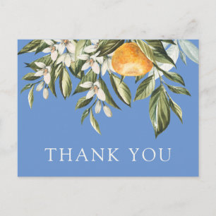 Cartão Postal Chá de fraldas Pequeno Cutil Obrigado Cartão-Posta