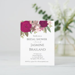 Cartão Postal Chá de panela das Flores do Jardim Borgonha