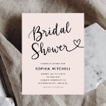 Cartão Postal Chá de panela de Coração de Script Minimalista Sim<br><div class="desc">Adotar simplicidade e elegância com nosso chá de panela minimalista. O título "Chá de panela" é delicadamente escrito numa escrita casual,  acompanhada por uma sutil espiral e um motivo cardíaco. Celebrar a noiva em estilo com este convite subdeclarado,  mas encantador,  perfeito para dar o tom de um encontro memorável.</div>