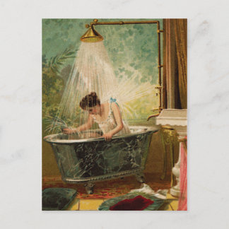 Cartão Postal Chá do Cartão-postal da noiva