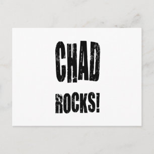 Cartão Postal Chad Rocks!