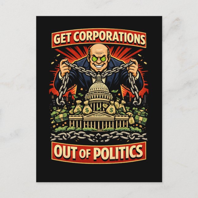 Cartão Postal Chains of Influence (Frente)