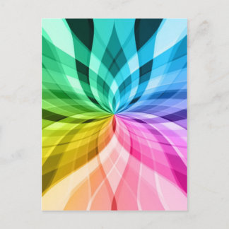 Cartão Postal chakra zen kaleidoskop diversão colorida