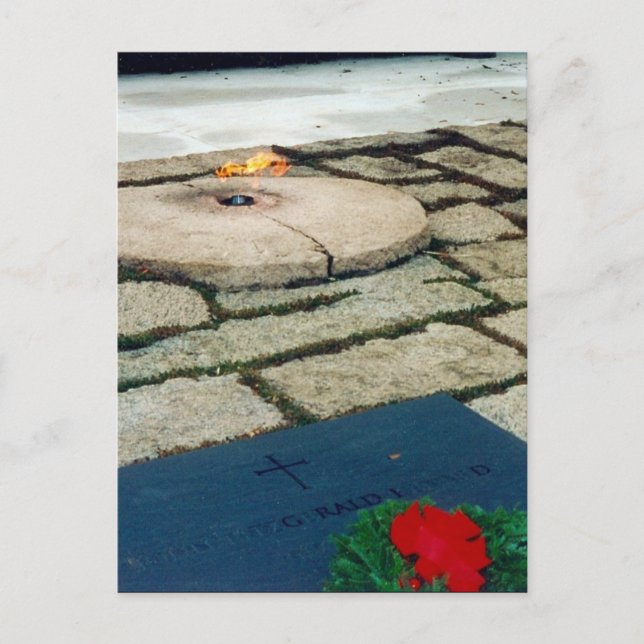 Cartão Postal chama eterna jfk (Frente)