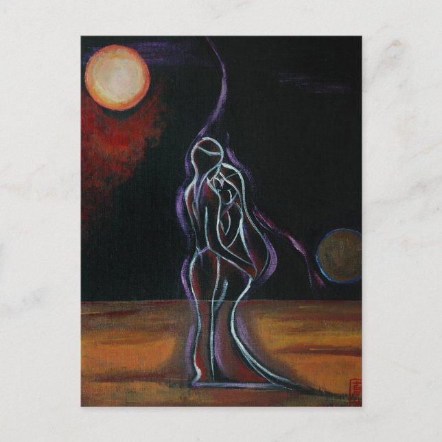 Cartão Postal Chamas Gêmeas (Frente)