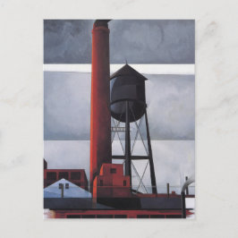 Cartão Postal Chaminés e Torre de Água (por Charles Demuth)