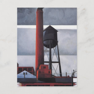 Cartão Postal Chaminés e Torre de Água (por Charles Demuth)