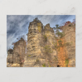 Cartão Postal Chaminés Naturais, Virgínia