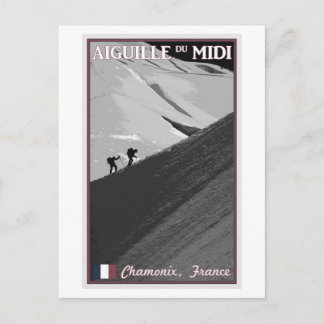 Cartão Postal Chamonix - Aiguille du Midi Arete