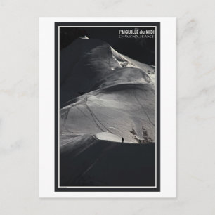Cartão Postal Chamonix - Aiguille du Midi Arete Solo