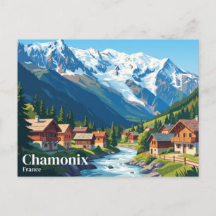 Cartão Postal Chamonix França