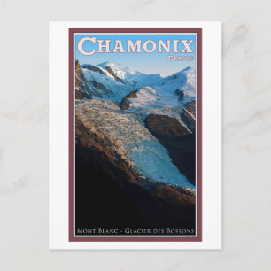 Cartão Postal Chamonix - Glacier des Bossons