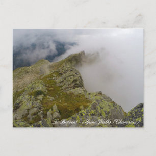 Cartão Postal Chamonix, Le Brévent, montanhas - França