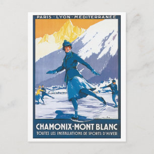 Cartão Postal Chamonix Mont Blanc