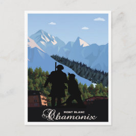 Cartão Postal Chamonix,Mont Blanc