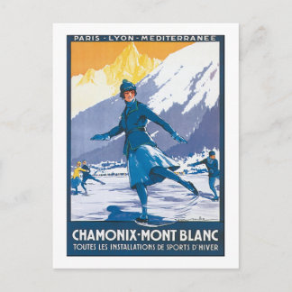Cartão Postal Chamonix Mont Blanc