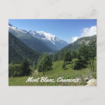 Cartão postal Chamonix Monte Branco