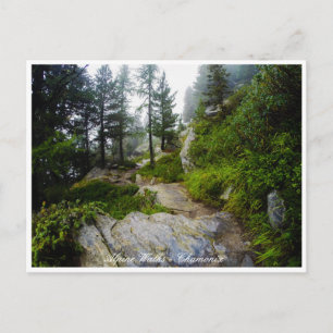 Cartão Postal Chamonix - Monte Branco, Paisagem Alpina, França