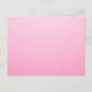 Cartão Postal Champagne Rosé com Fundo de Arte de Pequenas Bolha