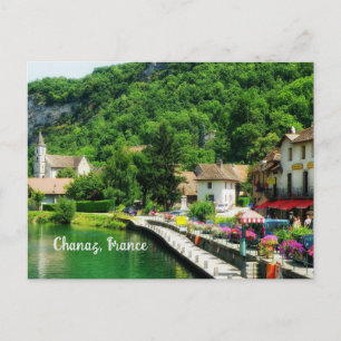 Cartão Postal Chanaz, França