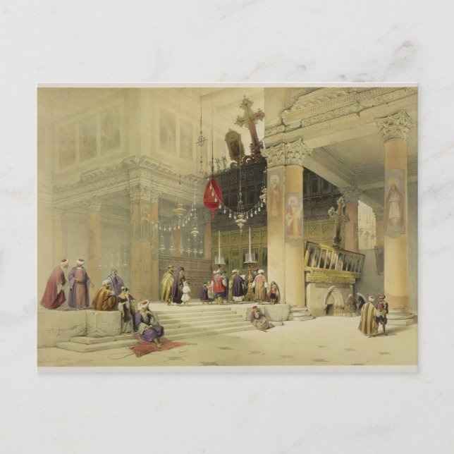 Cartão Postal Chancel da Igreja das Ruas. (Frente)