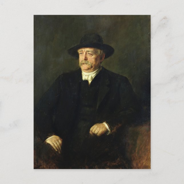 Cartão Postal Chanceler Otto von Bismarck , 1849 (Frente)