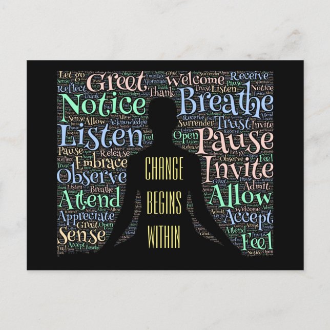 Cartão postal Change Beges (Frente)