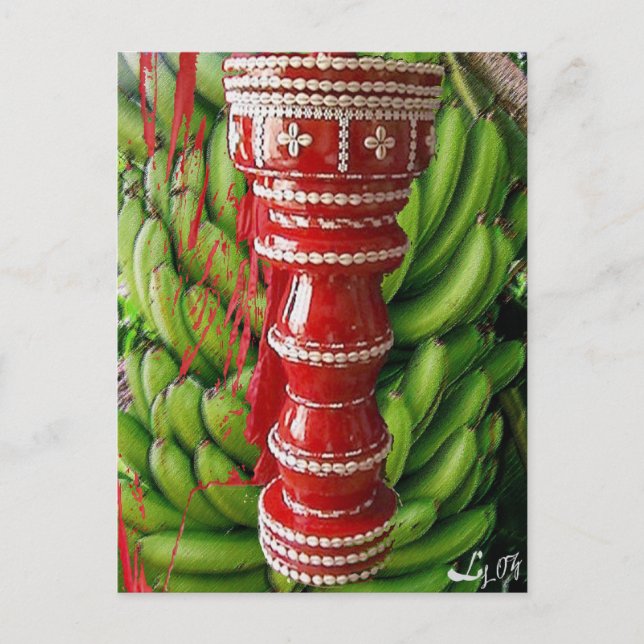 CARTÃO POSTAL CHANGO RACIMO BATEIA (Frente)