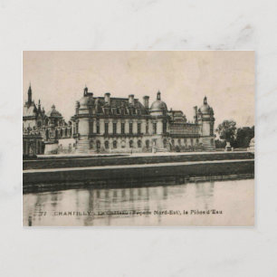 Cartão Postal Chantilly castelo Réplica 1925