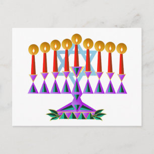 Cartão Postal Chanukah