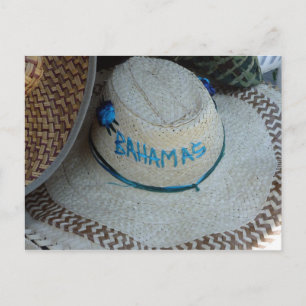Cartão Postal chapéu de bahamas