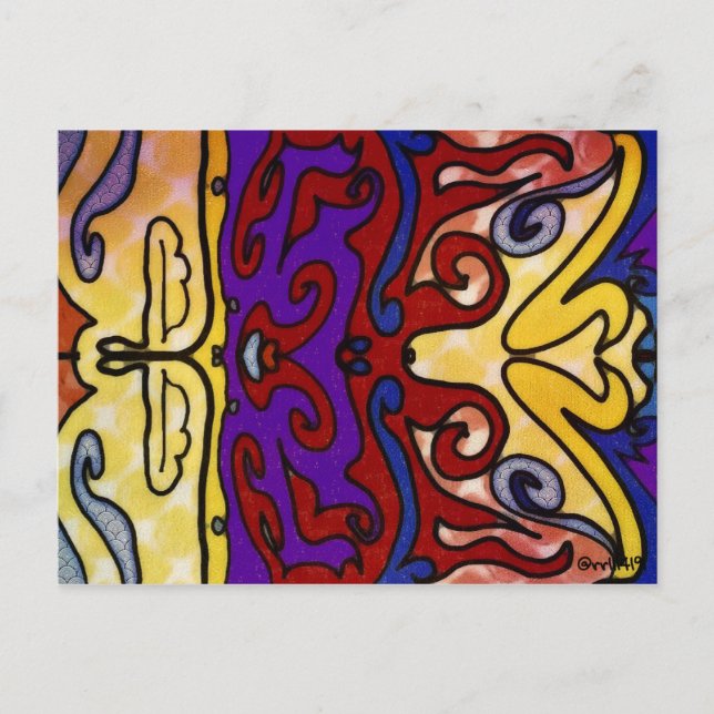 Cartão Postal Chapéu de Jester (Frente)