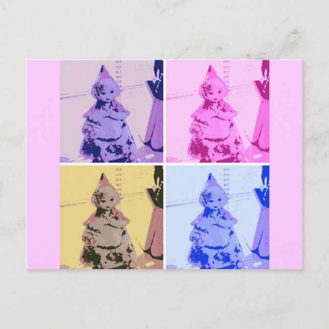 Cartão Postal Chapeuzinho Vermelho Vintage (Frente)