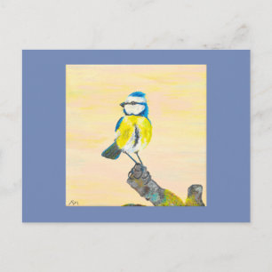 Cartão Postal Chapim-azul