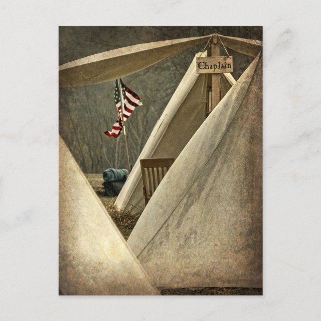 Cartão Postal Chaplain do Exército (Frente)