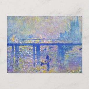 Cartão Postal Charing Cross Bridge Claude Monet