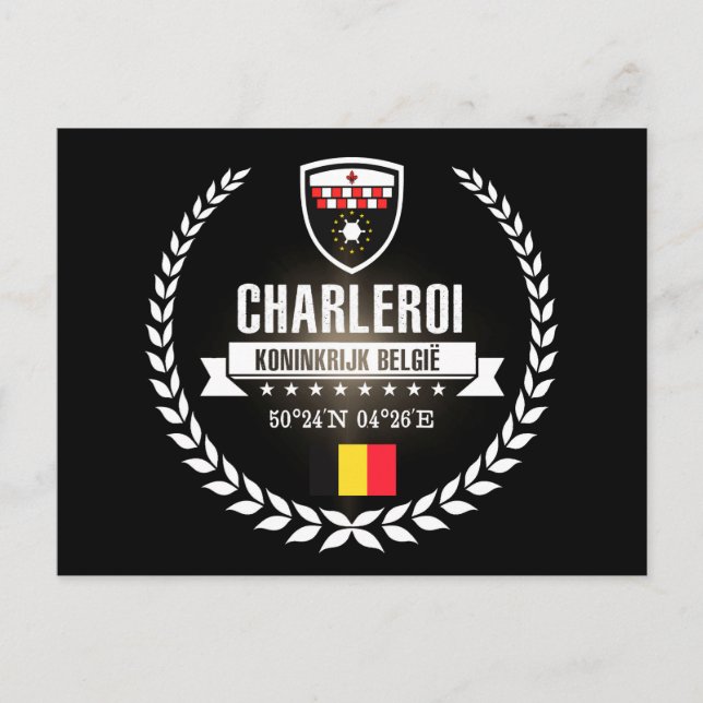 Cartão Postal Charleroi (Frente)