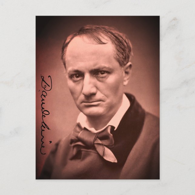 Cartão Postal Charles Baudelaire (Frente)