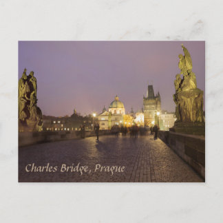 Cartão Postal Charles Bridge, foto do souvenir de Praga