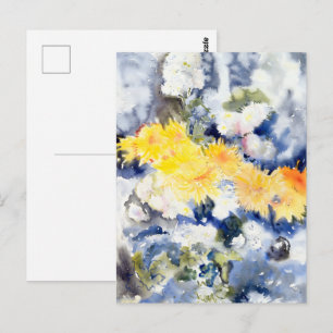 Cartão Postal Charles Demuth - Amarelo e Azul