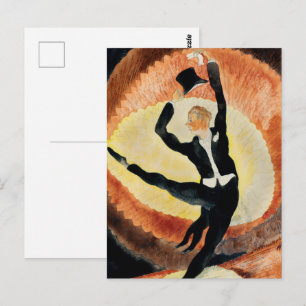 Cartão Postal Charles Demuth Dançarino de Vaudeville de 1920