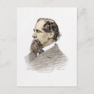 Cartão Postal Charles Dickens