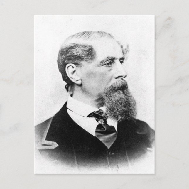 Cartão Postal Charles Dickens Foto (Frente)