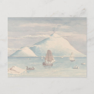 Cartão Postal Charles Hamilton Smith - Ilha Beaufort e Monte