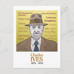 Cartão Postal Charles Ives