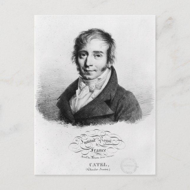 Cartão Postal Charles Simon Catel (Frente)