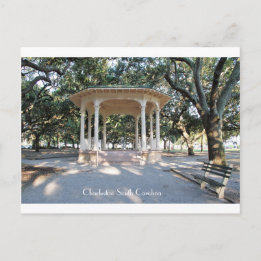 Cartão Postal Charleston Carolina do Sul, Gazebo, Bateria