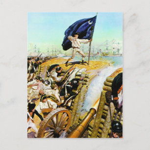 Cartão Postal Charleston, Carolina do Sul, junho de 1776