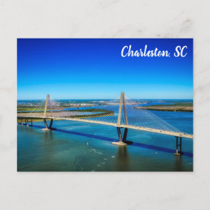 Cartão Postal Charleston South Carolina Ravenel Bridge Photo