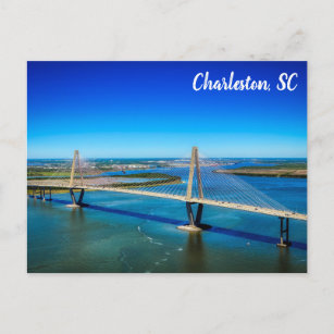 Cartão Postal Charleston South Carolina Ravenel Bridge Photo